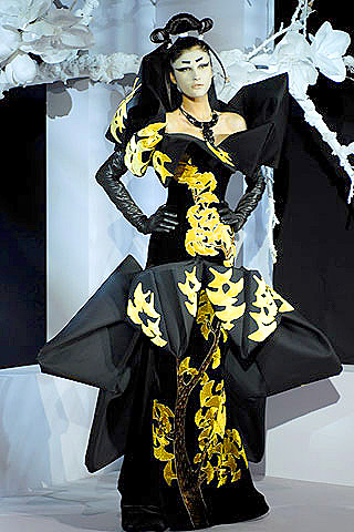 Christian Dior couture 2007 - ginkgo design
