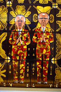 Gilbert & George Ginkgo Pictures (photo Cor Kwant)