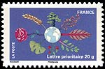 Ginkgo stamp France