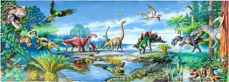 Cretaceous landscape