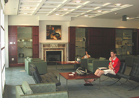Sala de lectura Nemerov (foto Washington University Libraries)