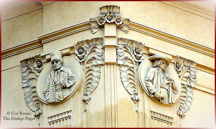 Prague, Obecni Dum detail facade (photo Cor Kwant)