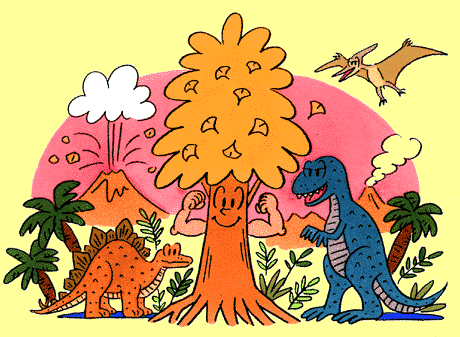 ginkgo and dinos